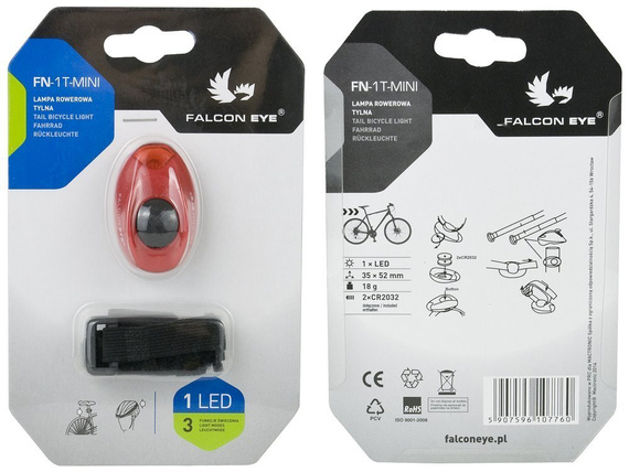 Lampka rowerowa tylna Falcon Eye MINI