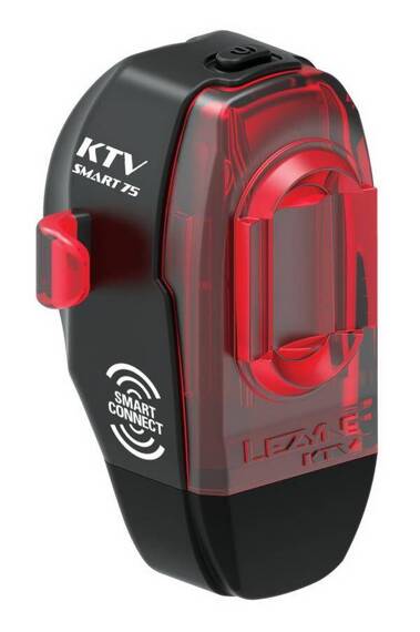 Lampka tylna Lezyne LED KTV Pro Smart Connect 75 lumenów, USB czarna