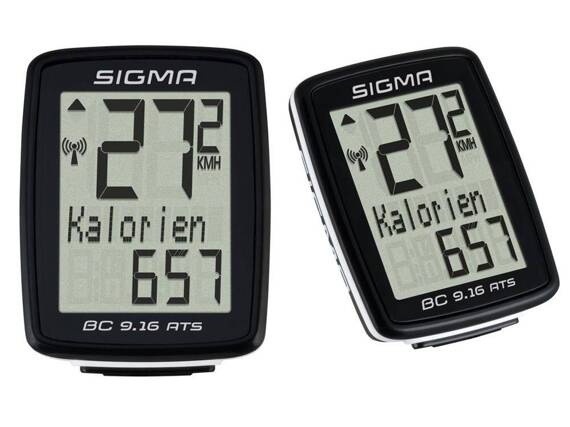 Licznik rowerowy Sigma 9.16 ATS bezprzewodowy PL Menu

