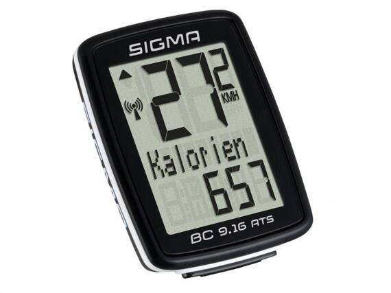 Licznik rowerowy Sigma 9.16 ATS bezprzewodowy PL Menu
