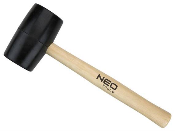 Młotek gumowy Neo Tools  58 mm, 450 g, trzonek drewniany