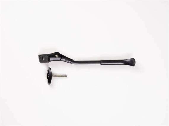 Nóżka, podpórka rowerowa centralna Atranvelo Mooveable 24"- 28", regulowana, aluminiowa, czarna