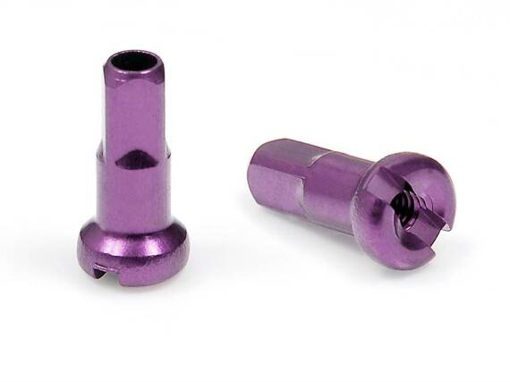Nypel CnSpoke SN12 12 mm stalowy fioletowy