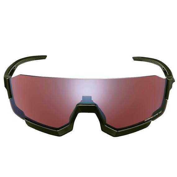 Okulary Shimano AeroLite2 ciemno-zielone, soczewki Ridescape HC- Wysoki kontrast