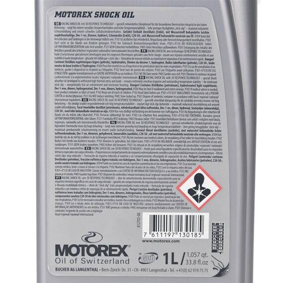 Olej do dumperów Motorex Racing Shock Oil butelka 1L