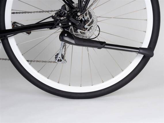 Outlet - Nóżka, podpórka rowerowa tylna Atranvelo REX HV 24"-28" regulowana 40 mm wewnętrzna aluminiowa czarna 
