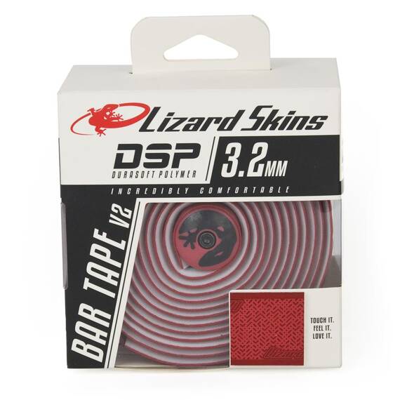 Owijka na kierownicę Lizard Skins DSP 3.2 mm Bar Tape V2, szkarłatny czerwony