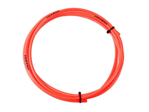 Pancerz przerzutkowy Accent 4 mm x 0.5m czerwony fluo