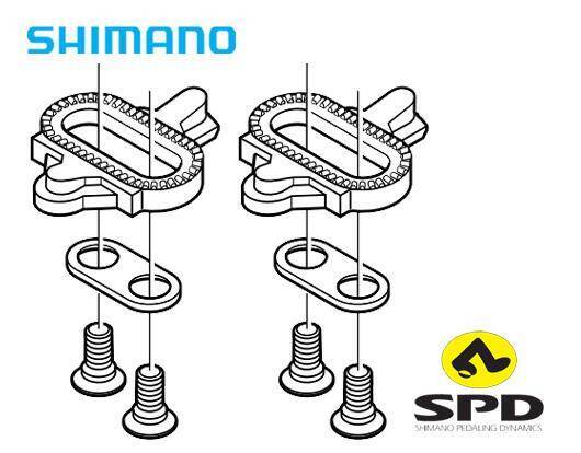 Pedały Shimano SPD PD-M520 srebrne