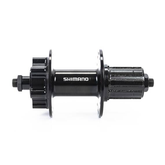 Piasta tylna Shimano Cues FH-QB400-HM, łożyska maszynowe, 8-11 rzędów, 6 śrub, 135 mm, QR, 32H