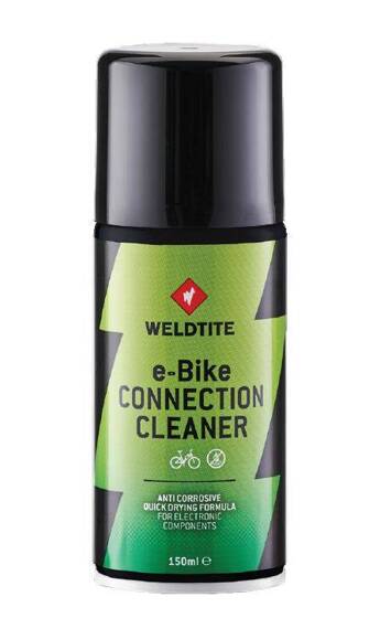 Płyn do mycia elektrycznych komponentów rowerów e-bike Weldtite e-Bike Connention Cleaner 150ml spray