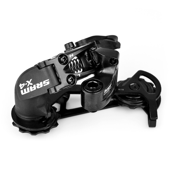 Przerzutka tylna SRAM X-4, 7/8/9 rz + Manetka Sram X4-A1 Trigger 8 rzęd.