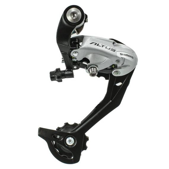 Przerzutka tylna Shimano Altus RD-M370-SGS, 9-rzędowa, 34T, srebrna
