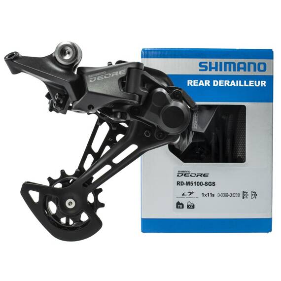 Przerzutka tylna Shimano Deore RD-M5100-SGS, 11-rzędowa, 51T, Shadow RD+, sprzęgło, Linkglide
