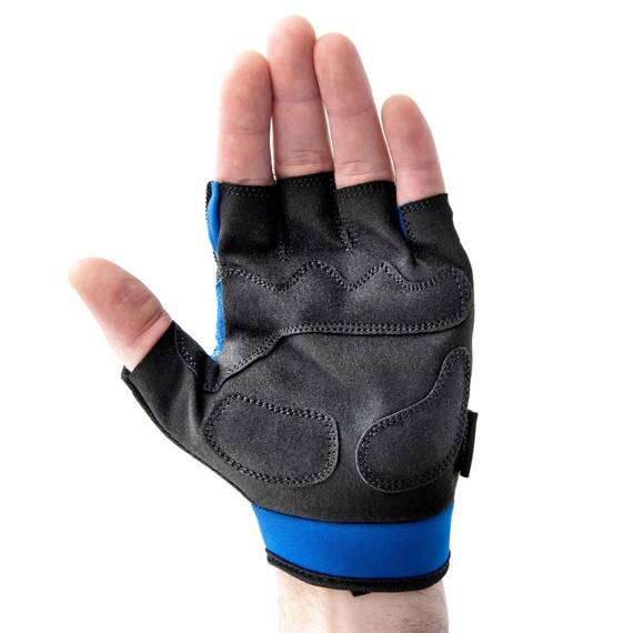 Rękawiczki Accent Bora czarno-niebieskie L 