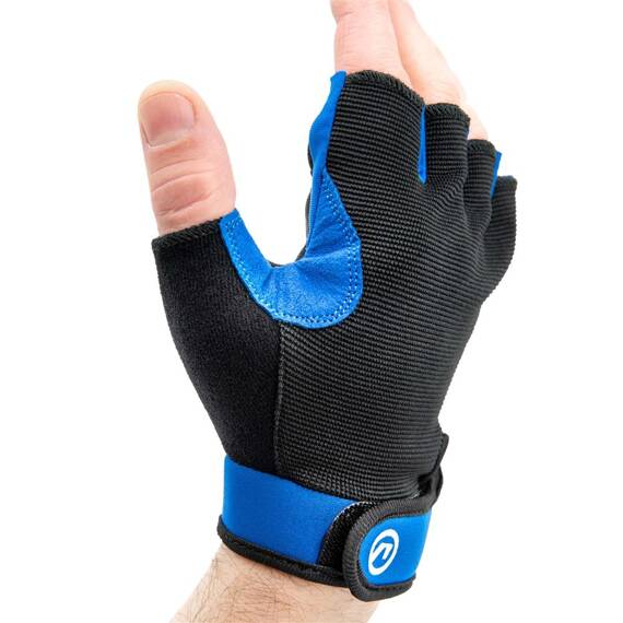 Rękawiczki Accent Bora czarno-niebieskie S
