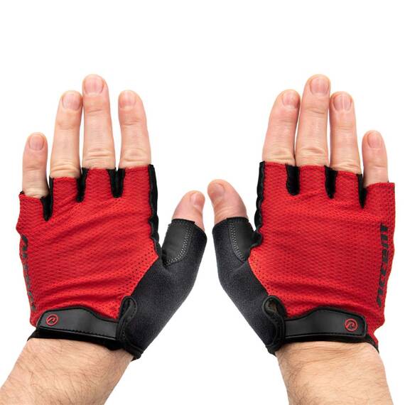 Rękawiczki Brick, czarno - czerwone XL
