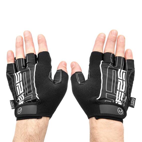 Rękawiczki El Nino czarno-białe XL