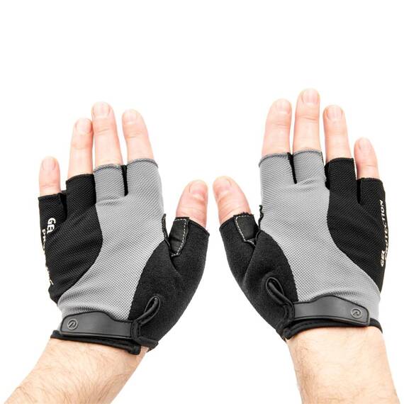 Rękawiczki Rider, czarno - szare XL
