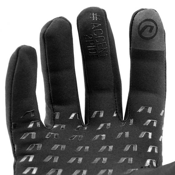Rękawiczki ocieplane Accent Thermal z pokrowcem, czarne, L