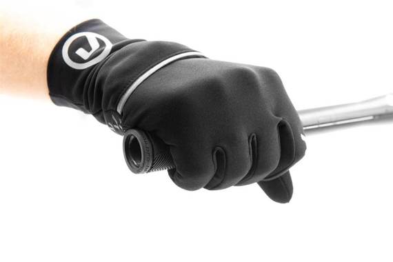 Rękawiczki ocieplane Accent Thermal z pokrowcem, czarne, XL