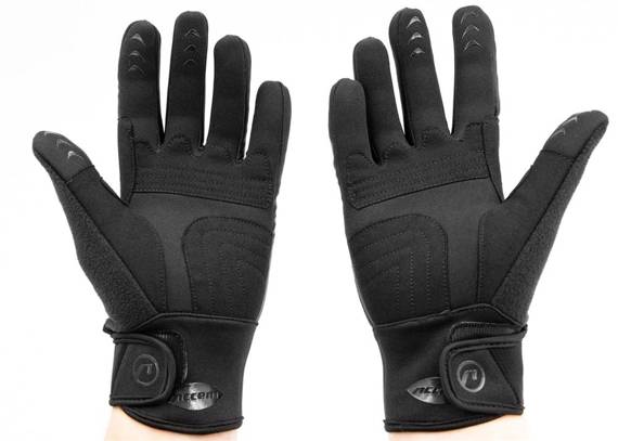 Rękawiczki przeciwdeszczowe Accent Raindrop, czarne, XL