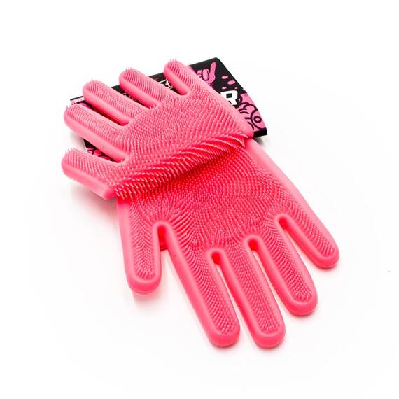 Rękawiczki typu gąbka do czyszczenia Muc-Off Deep Scrubber Gloves, rozmiar M