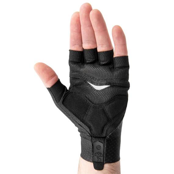 Rękawiczki z krótkimi palcami Accent Shot, czarne, XL