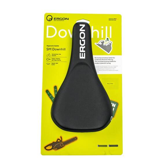 Siodełko Ergon SM Downhill, 236 mm x 120 mm, czarne