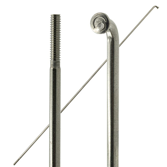 Szprycha CnSpoke 134T stal nierdzewna- długość 302 mm srebrna 