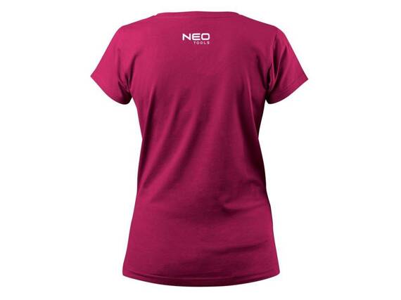 T-shirt Neo Tools damski bordowy, rozmiar L