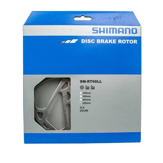 Tarcza hamulcowa Shimano SM-RT66-M 220 mm 6 śrub