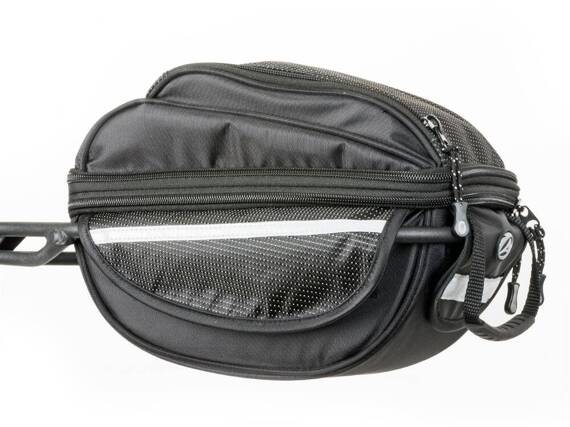 Torba na bagażnik Author LitePack 6 X7 czarna, w zestawie bagażnik na sztycę
