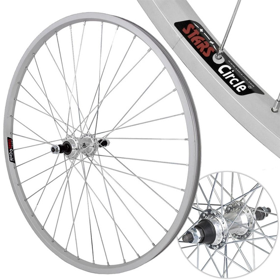 Tylne koło 28", Joytech JY-734RN, 36 szprych, pod wolnobieg, 135 mm, na nakrętki
