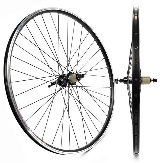 Tylne koło rowerowe 28", 36 szprych, Novatec F162SB, DT Swiss 535, CnSpoke, V-brake