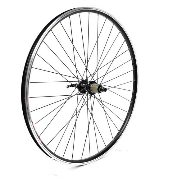 Tylne koło rowerowe 28", 36 szprych, Novatec F162SB, DT Swiss 535, CnSpoke, V-brake