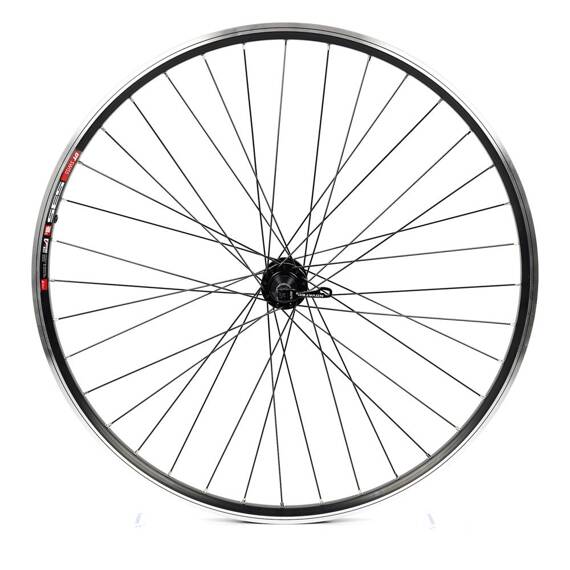 Tylne koło rowerowe 28", 36 szprych, Novatec F162SB, DT Swiss 535, CnSpoke, V-brake