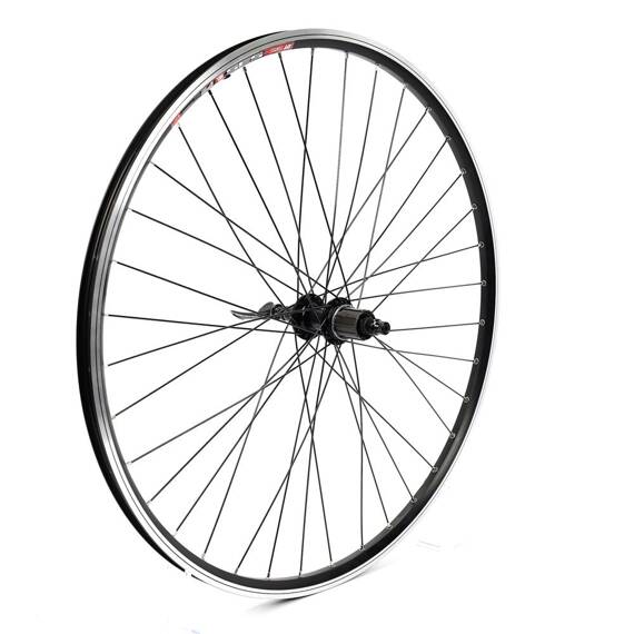 Tylne koło rowerowe 28", 36 szprych, Novatec F362, DT Swiss 535, CnSpoke, V-brake