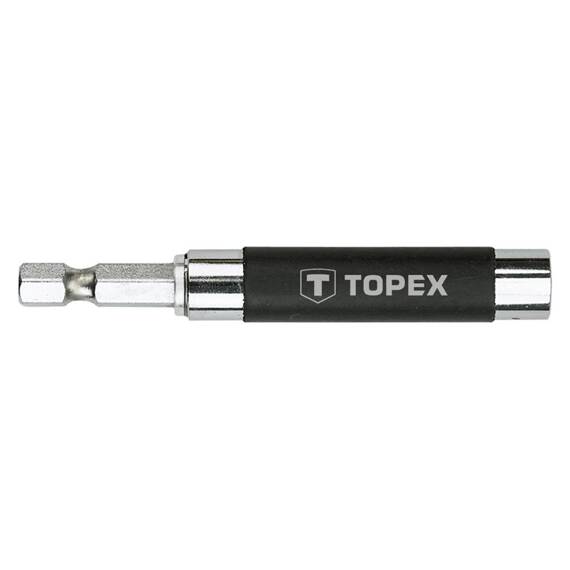 Uchwyt Topex do końcówek, bitów 1/4", 80 mm