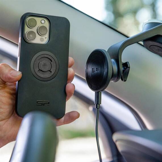 Uchwyt samochodowy SP Connect+ Suction Mount na telefon, z mocowaniem na szybę