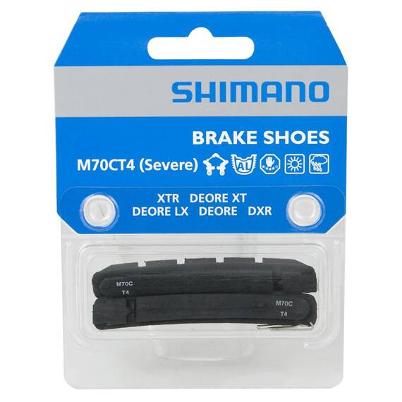 Wymienne okładziny Shimano M70CT4 do klocków hamulcowych Shimano XTR/XT/LX/DEORE/DXR (BOX)