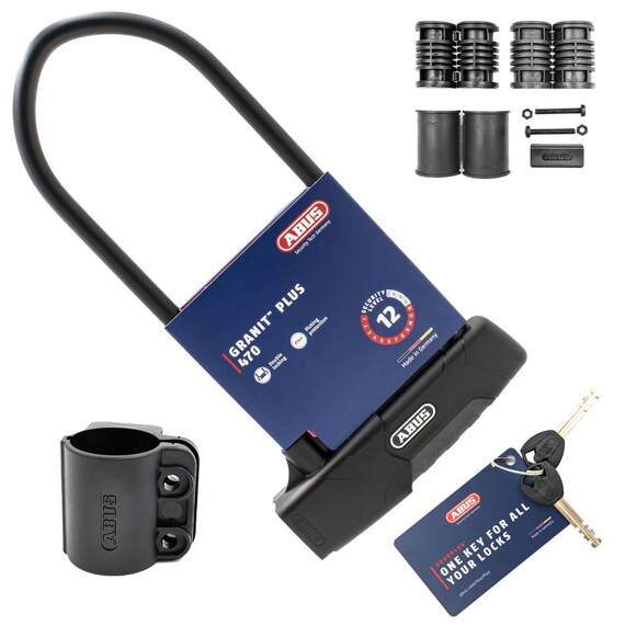 Zapięcie U-Lock Abus GRANIT™ XPlus™ 470/150HB300 +USH