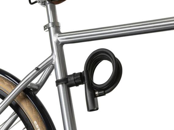 Zapiecie rowerowe AXA Resolute 12-60, 60 cm x 12 mm, czarne, mocowanie do ramy