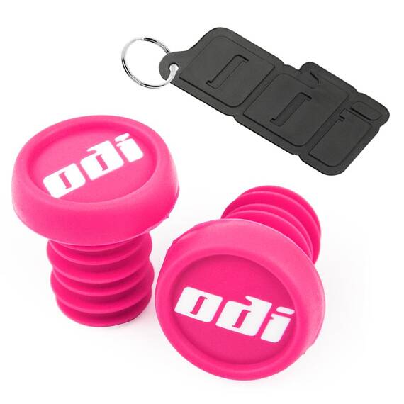 Zatyczki, korki kierownicy ODI BMX Bar End Plug, różowe