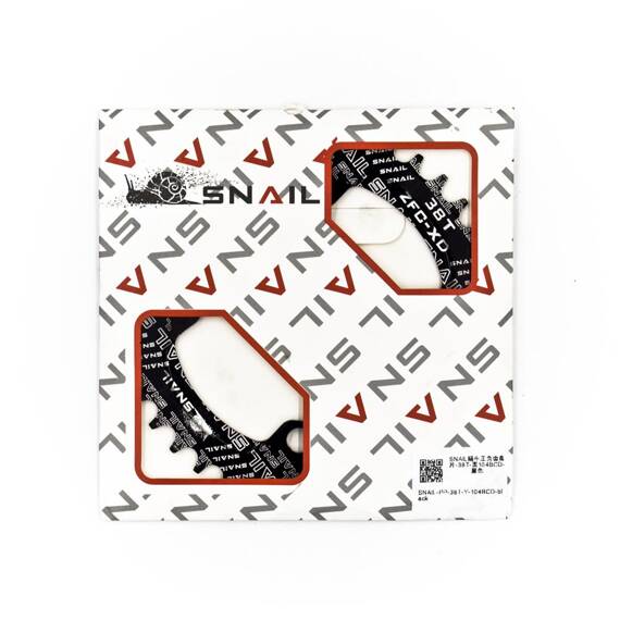 Zębatka Snail do mechanizmu korbowego 1x, 104 BCD, 38T, Narrow Wide, czarna