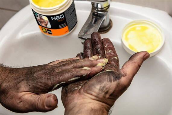 Żelowa pasta Neo Tools do mycia rąk i usuwania trudnych zabrudzeń, słoik 500g