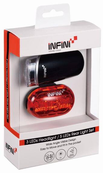 Zestaw lampek Infini Luxo & Vista, bateryjne
