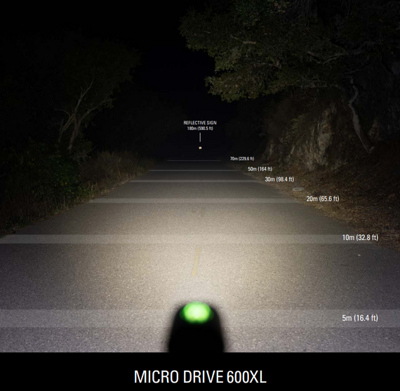 Zestaw lampek LEZYNE MICRO DRIVE 600XL przód, STICK DRIVE tył