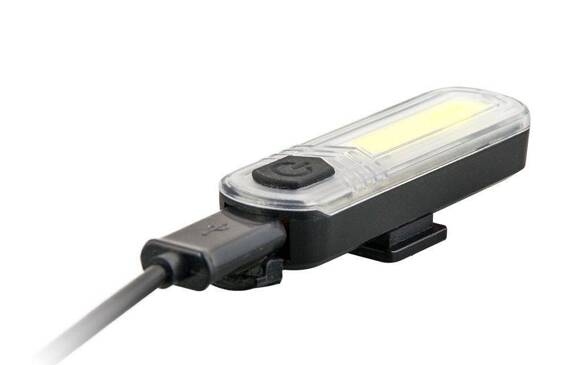 Zestaw lampek rowerowych Mactronic DuoSlim, 60 lm/18 lm USB