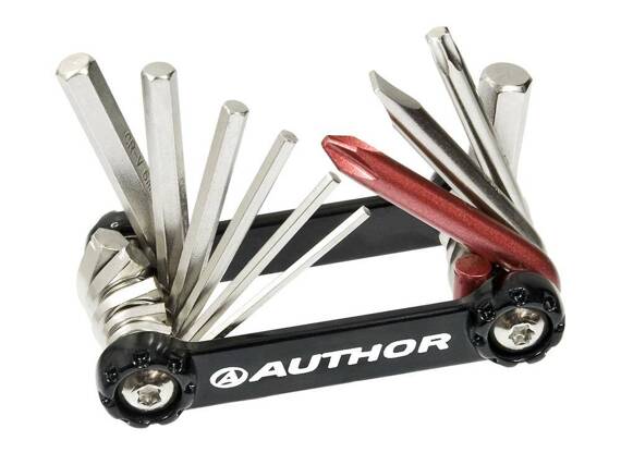 Zestaw narzędzi, kluczy (scyzoryk) Author Mulitped 10 w 1 

